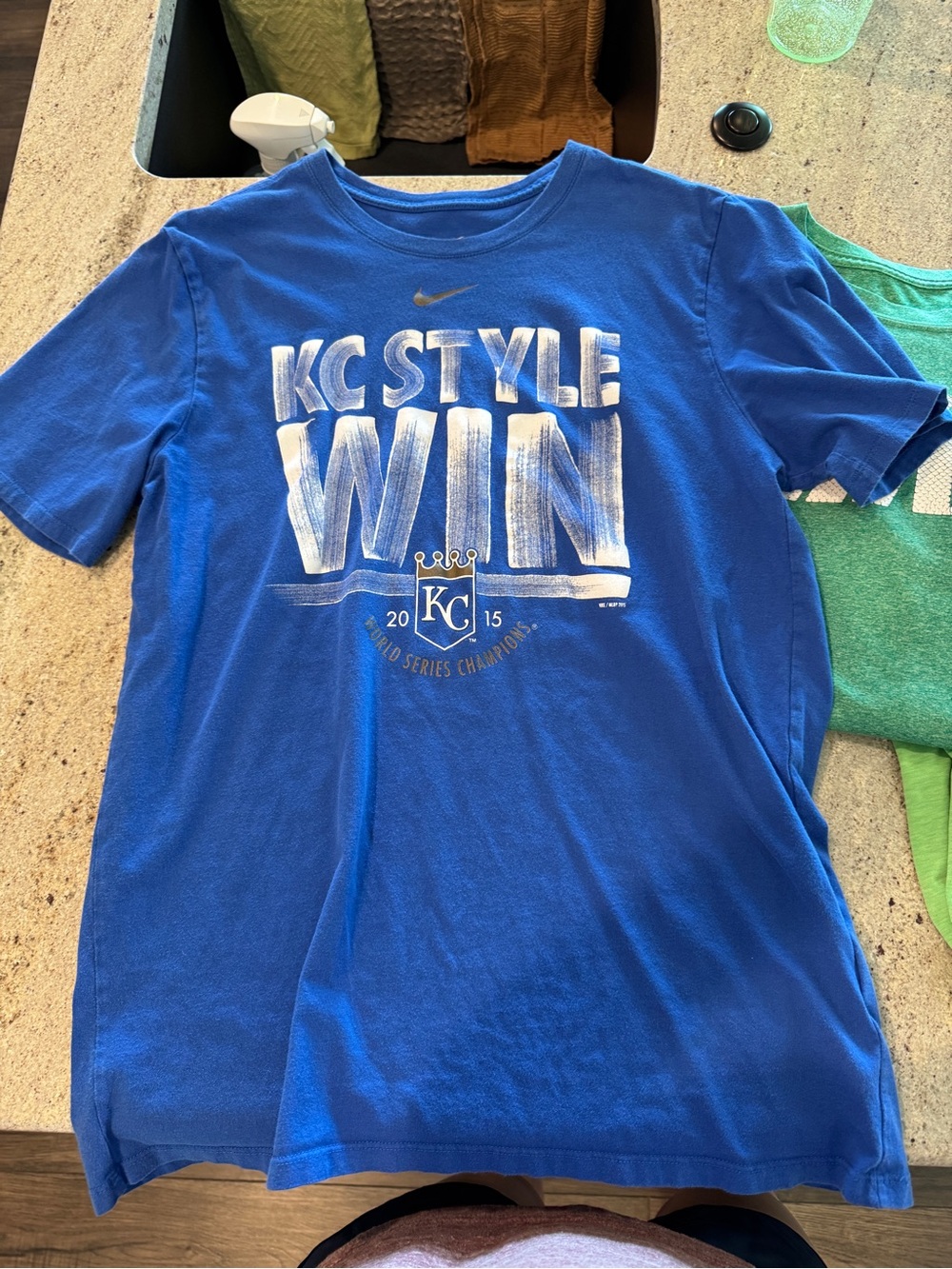 Nike Royal Blue 'KC STYLE WIN' Short Sleeve Tee
